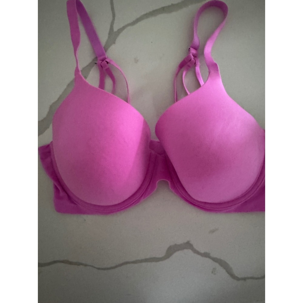 Aerie Real Sunnie‎ Full Coverage Bra Pink Underwire Multi Strap 36DD
